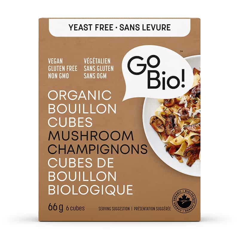 Cubes de bouillon bio - Champignon sans levure||Bouillon cubes - Mushroom - Yeast free - Organic