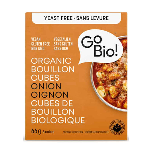 Bouillon cubes - Onion - Yeast free - Organic