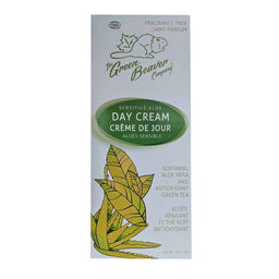 Crème de jour Naturelle à l'Aloès pour Peau Sensible||Day cream - Soothing Aloe vera & Antioxidant Green tea