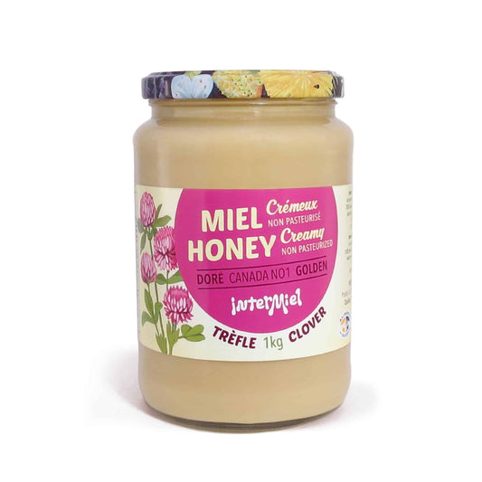 Miel de trèfle crémeux||Honey Creamy - Clover
