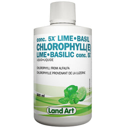 Land Art chlorophylle liquide lime basilic concentré 5x 500 ml