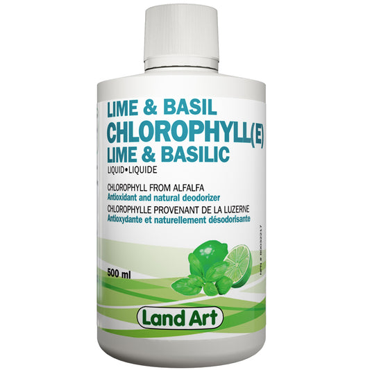 Land Art chlorophylle lime et basilic liquide 500 ml