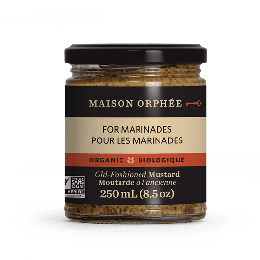 MOUTARDE À L'ANCIENNE BIO||Old-Fashioned Mustard - Marinades - Organic