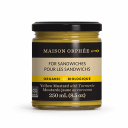 MOUTARDE JAUNE AU CURCUMA BIO||Yellow Mustard - Sandwiches - Organic