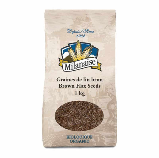 Graines de lin brun biologiques||Brown Flax seeds - Organic