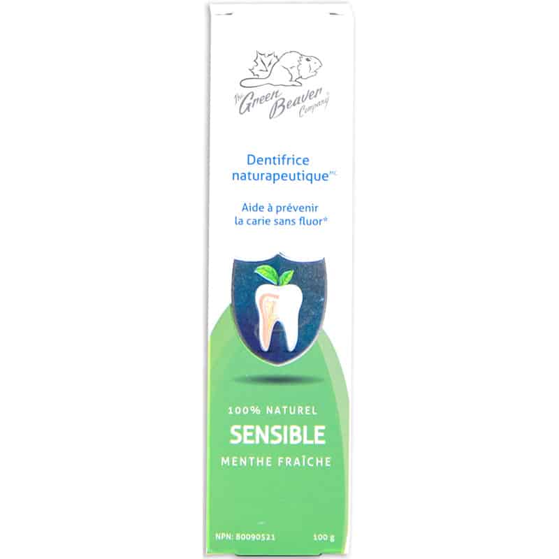 Dentifrice Naturapeutique Sensible (Menthe Fraîche)||Naturapeutic toothpaste - Sensitive - Fresh mint