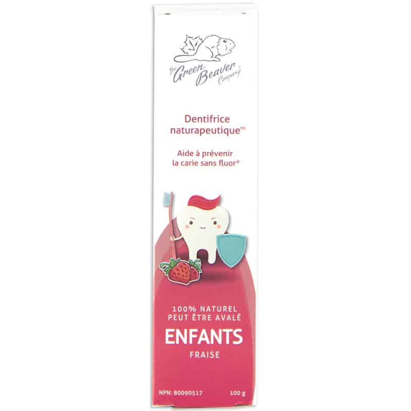 Dentifrice Naturapeutique Enfant Peut être avalé (Fraise)||Naturapeutic toothpaste - Kids - Strawberry