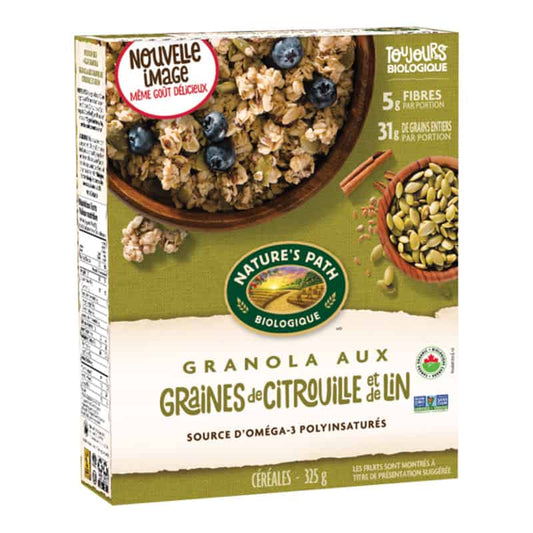 Granola aux Graines de Citrouille et Lin bio||Pumpkin + Flax Seed Organic Granola