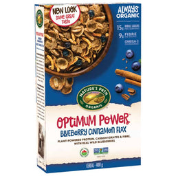 Céréales bleuet cannelle et lin Optimum Power bio||Optimum Power Blueberry Cinnamon Flax Cereals