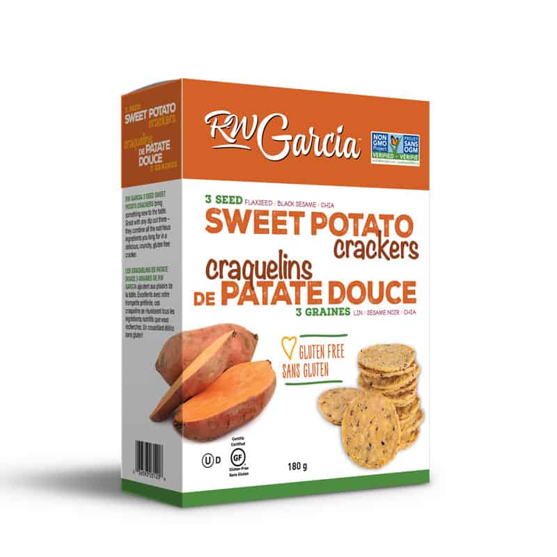 Sweet potato crackers