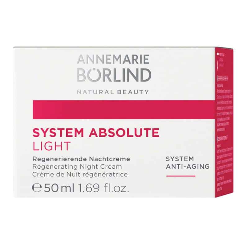 AnneMarie Borlind System Absolute Crème de nuit régénératrice légère anti-age 50 ml 