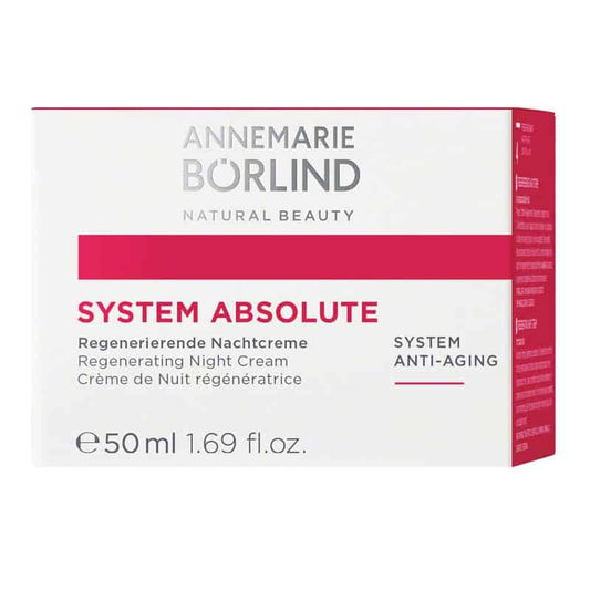 AnneMarie Borlind System Absolute Crème de nuit régénératrice  anti-age 50 ml 