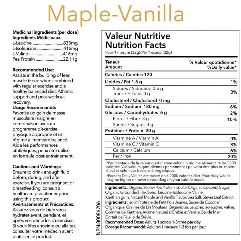 Vegan Pro - Maple vanilla