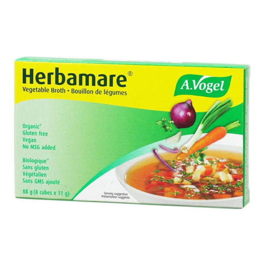 A.Vogel Herbamare - Bouillon De Légume Sans lactose ni gluten Aucun MSG ajouté s Biologique 8 Cubes       
