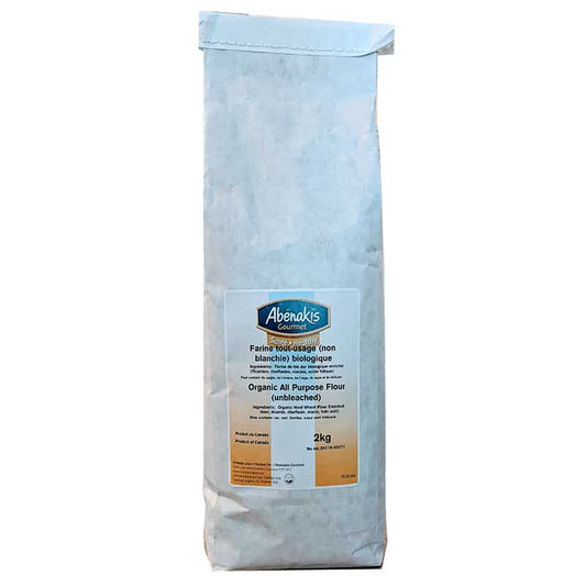 Farine tout usage non blanchie biologique||Organic all purposed flour unbleached