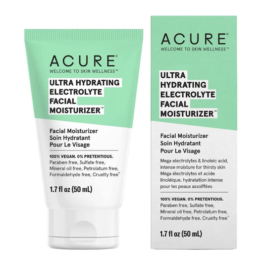 acure Soin hydratant - Électrolyte et acide linoléique Ultra hydrating electolyte facial moisturizer