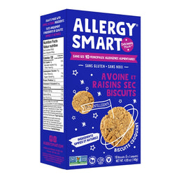 Allergy Smart Biscuits À L'Avoine Et Raisins Secs Sans Allergènes