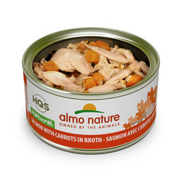 HQS Natural Saumon avec carottes en bouillon||HQS Natural Salmon with carrots in broth