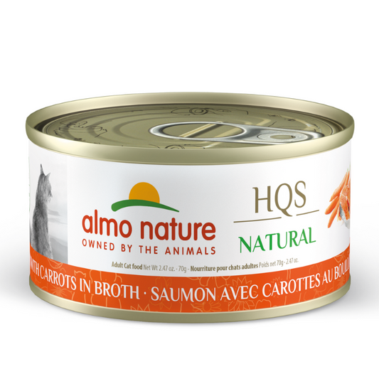 HQS Natural Saumon avec carottes en bouillon||HQS Natural Salmon with carrots in broth