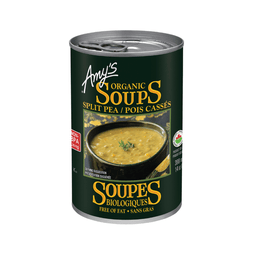 Split pea organic soup Free of fat