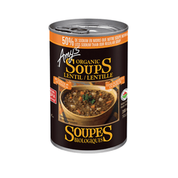 Soupe aux lentilles bio - Teneur réduite en sodium||Lentil soup organic -  Lower in sodium