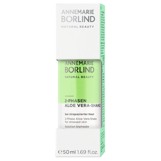 AnneMarie Borlind 2-Phasen Aloe Vera-shake Solution biphasée à l'Aloe vera pour les peaux fatiguées 50 ml
