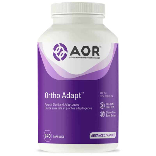 AOR Ortho adapt 638 mg glande surrénale et plantes adaptogènes sans ogm sans gluten 240 capsules