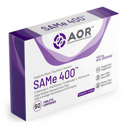 AOR same 400 soutient l'humeur 400 mg aide a soulager les douleurs arthritiques végétalien sans ogm sans gluten 60 comprimés 