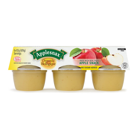 Collations Aux Pommes Sans Sucre Biologiques||Organic Unsweetened Apple Snacks