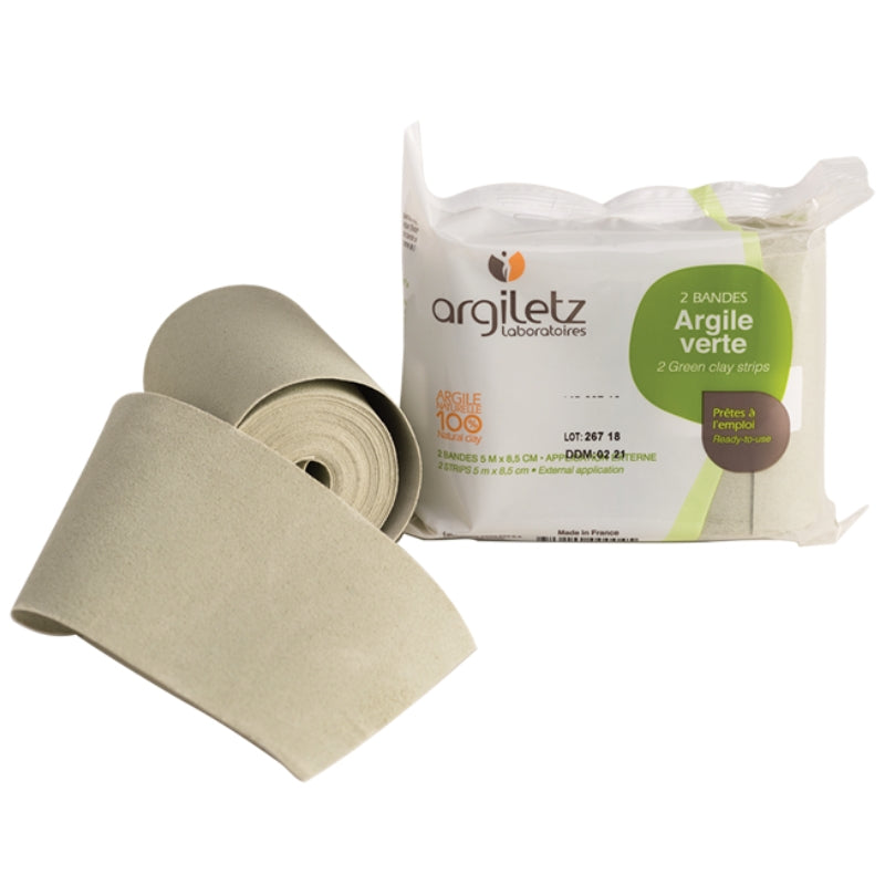 Bandes D'Argile Verte Biodégradables x 2||Green Clay Strips Biodegradable x 2