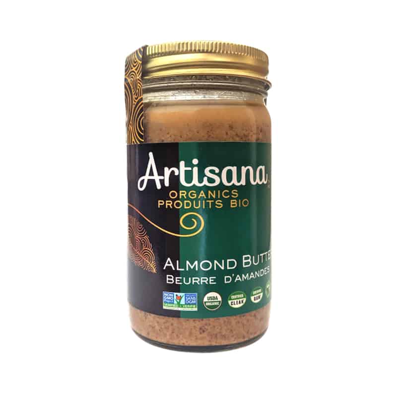 Raw organic almond butter