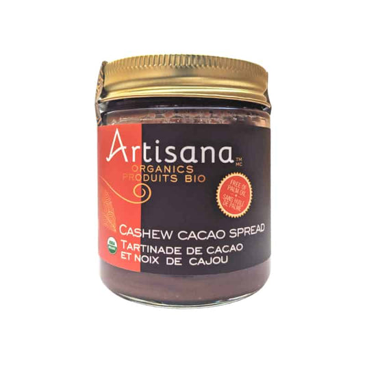 Organic cashew cacao spread