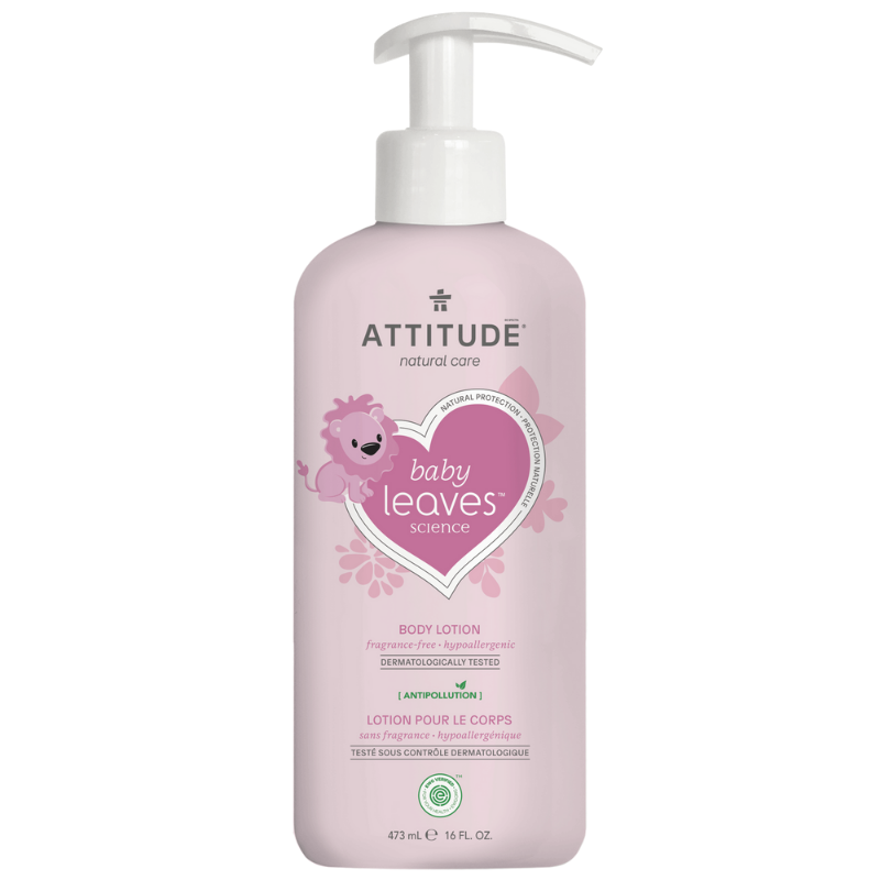 Attitude baby leaves lotion corps sans fragrance