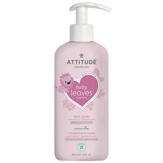 Attitude baby leaves lotion corps sans fragrance