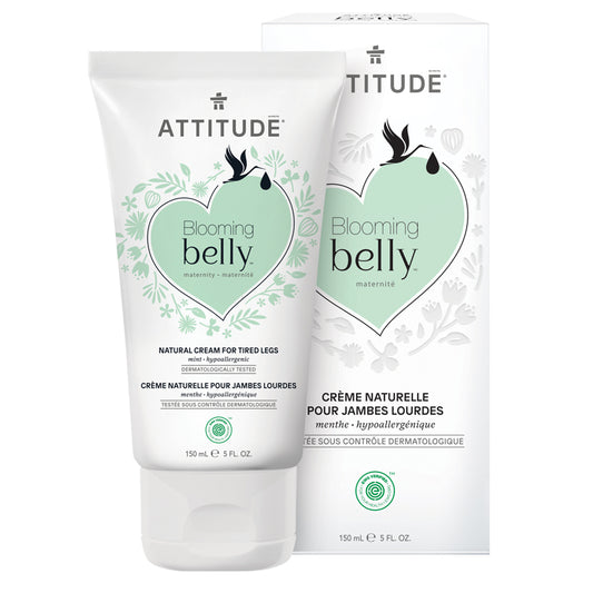 Attitude blooming belly crème naturelle jambes lourdes menthe