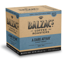 Dark Roast Coffee - A Dark Affair 18 Pods
