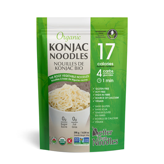 Nouilles de Konjac Biologiques||Konjac Noodles - Organic