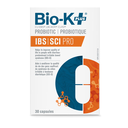 Bio-K plus probiotique ibs sci pro