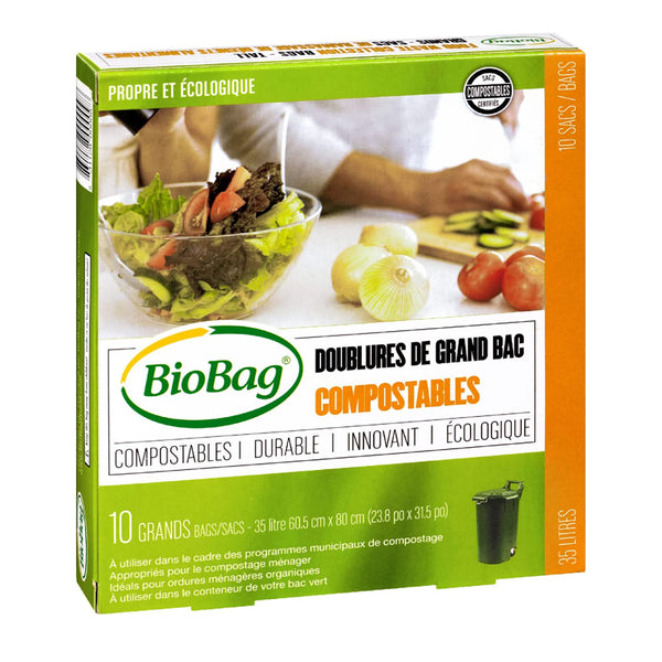 Sacs compostables 35 litres 