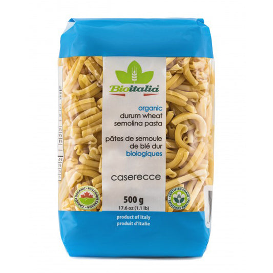 Caserecce Semoule De Blé Dur Biologique||Caserecce Organic Durum Wheat Semolina