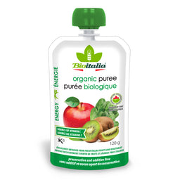 Apples Kiwis & Spinach Puree Organic