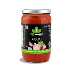 Sauce tomate à l'ail bio