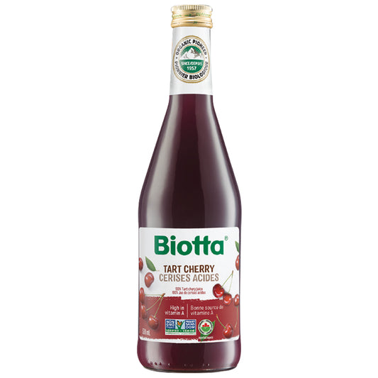 Jus cerises acides biologiques||Tart cherry juice - organic