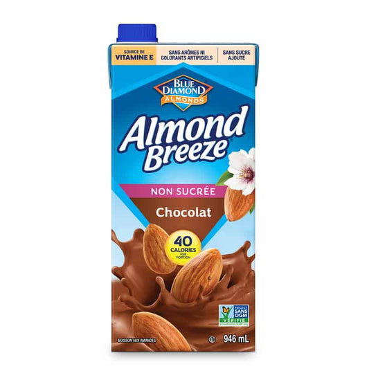 Blue diamond almond breeze chocolat non sucrée