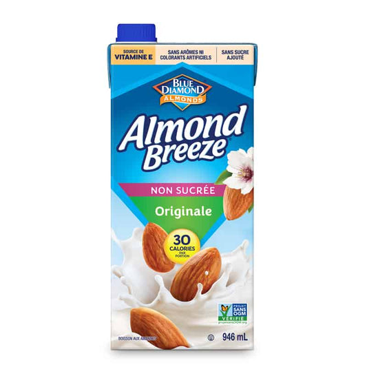 Blue diamond almond breeze original non sucrée
