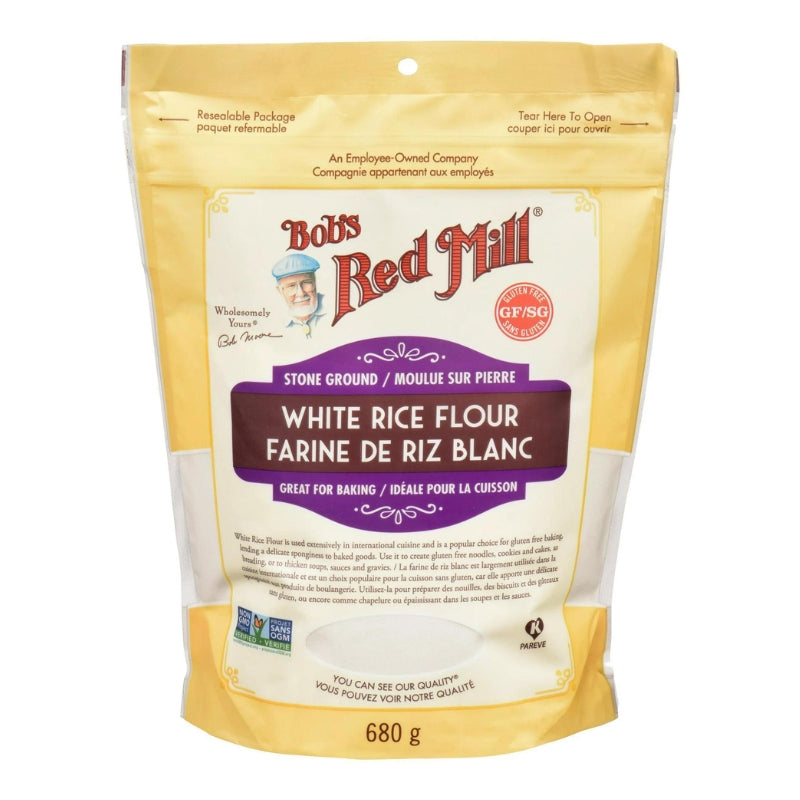 Bob's Red Mill Farine De Riz Blanc Sans gluten Pour la cuisson Sans OGM