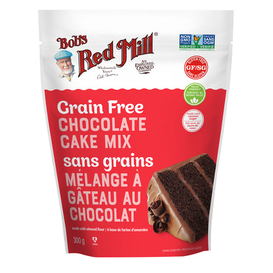 Bob's Red Mill Mélange pour gâteau au chocolat sans grains Sans gluten Sans OGM Base farine d'amandes