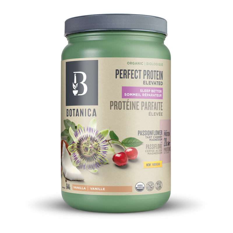 Botanica Protéine parfaite élevée biologique sommeil réparateur vanille 644 g 