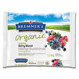 Frozen organic berry blend
