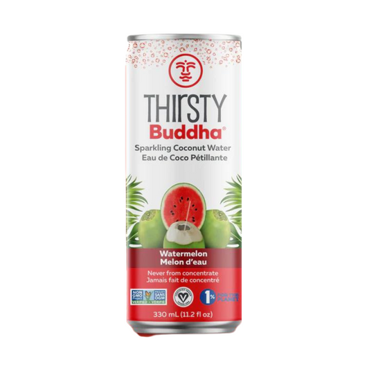 Buddha Brands Eau De Coco Pétillante Melon D'Eau Sans OGM Sans gluten Végane